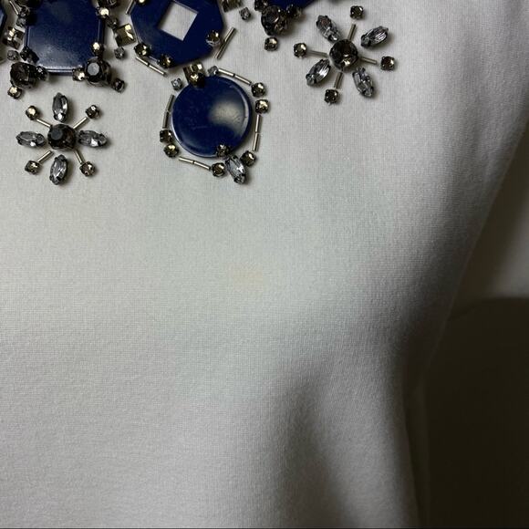 J. Crew White Small Whomen Short Sleeve Blouse - Picture 4 of 4